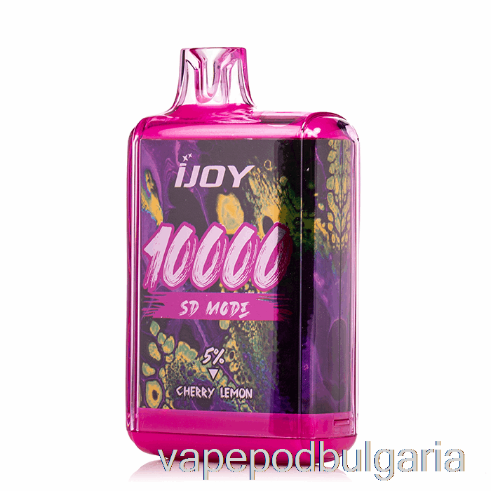 Vape 10000 Дръпки Ijoy Bar Sd10000 еднократна череша лимон